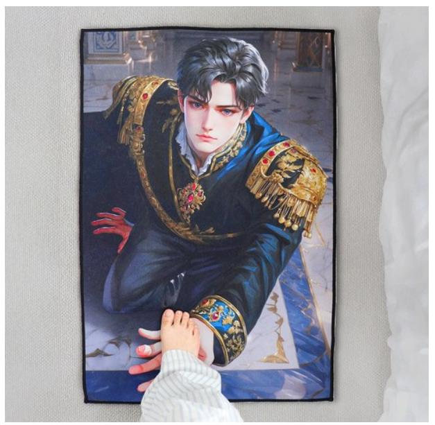 굴뚝강아지 공주님 발매트 황태자