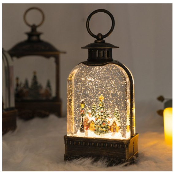 에이런 크리스마스 오르골 워터볼 투명아치