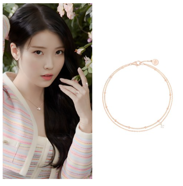 제이에스티나 여성용 LALA J 2줄 팔찌